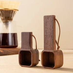 Wood Handle Coffee Measuring Scoop